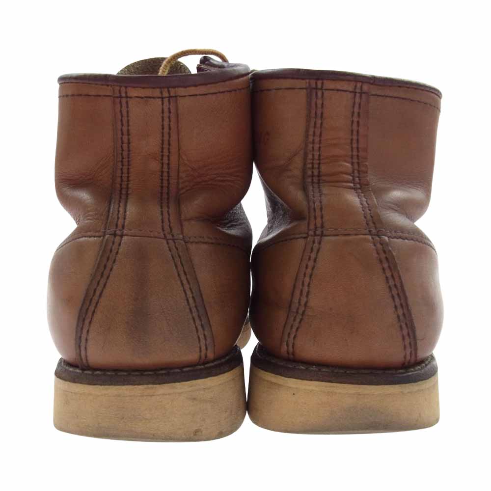 RED WING レッドウィング 875 四角犬タグ レースアップブーツ レザー ブラウン  ブラウン系【中古】