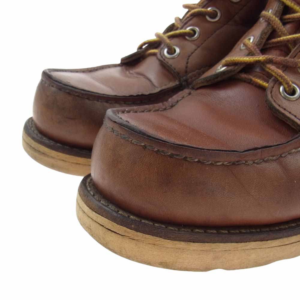 RED WING レッドウィング 875 四角犬タグ レースアップブーツ レザー ブラウン  ブラウン系【中古】