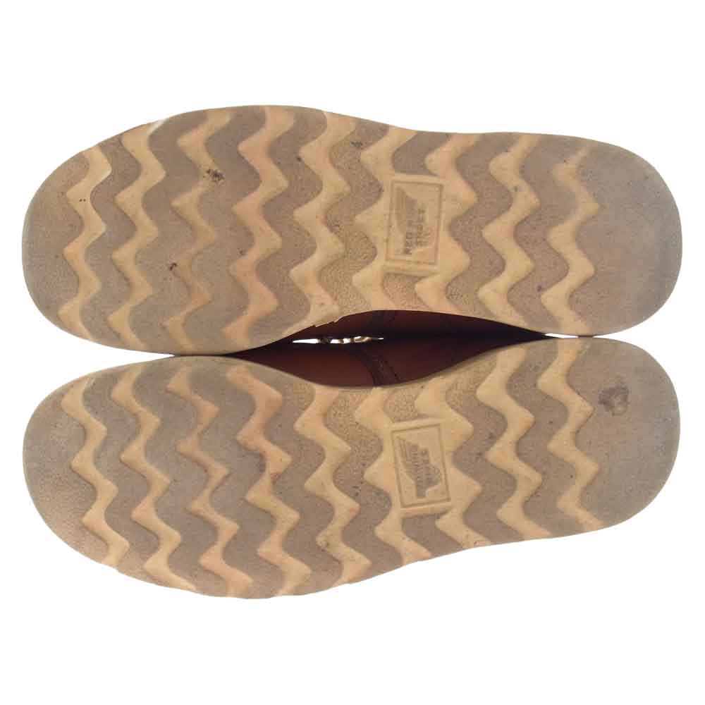 RED WING レッドウィング 875 四角犬タグ レースアップブーツ レザー ブラウン  ブラウン系【中古】