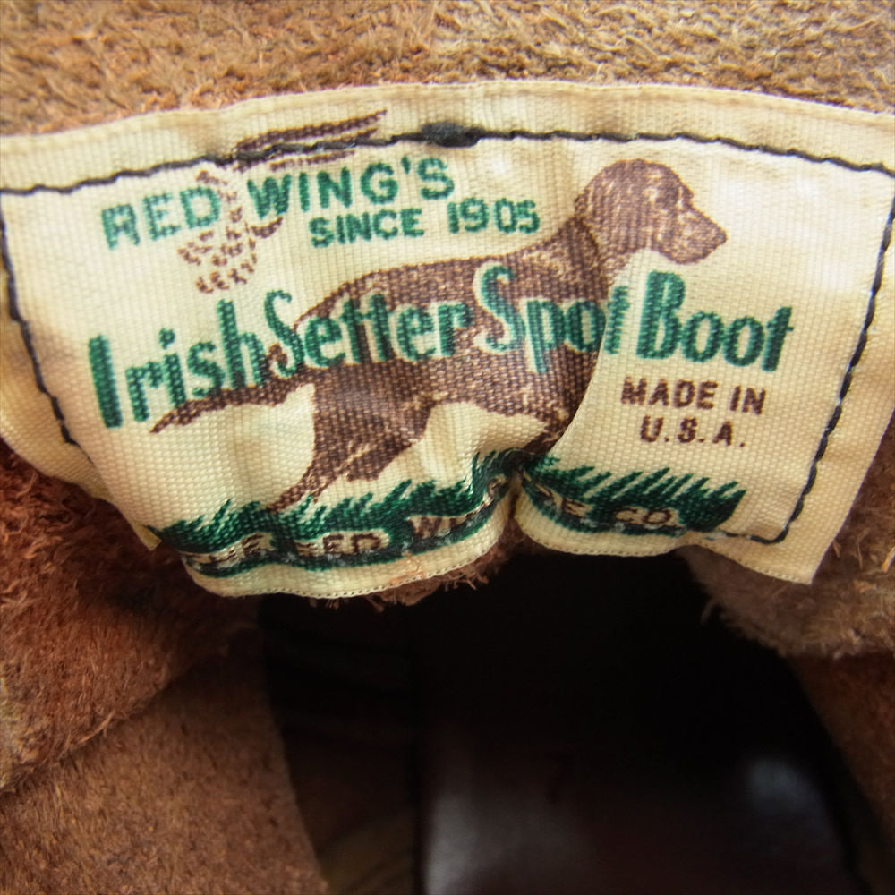 RED WING レッドウィング 875 四角犬タグ レースアップブーツ レザー ブラウン  ブラウン系【中古】