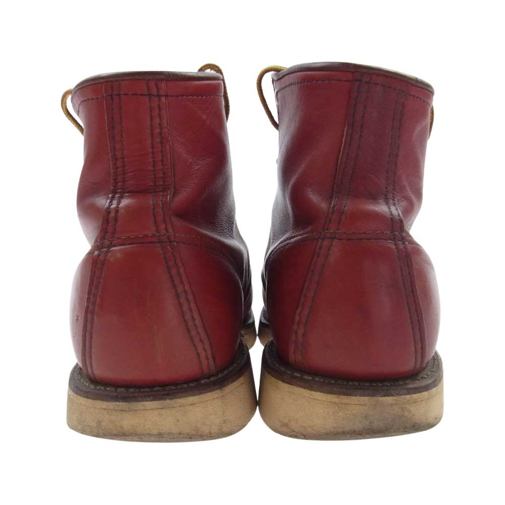 RED WING レッドウィング 875 半円犬タグ アイリッシュセッター ワーク ブーツ エンジ系 エンジ系 US7D【中古】