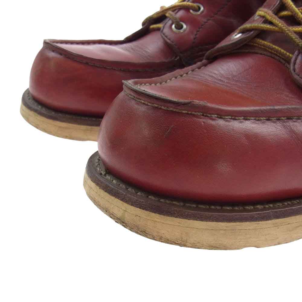 RED WING レッドウィング 875 半円犬タグ アイリッシュセッター ワーク ブーツ エンジ系 エンジ系 US7D【中古】