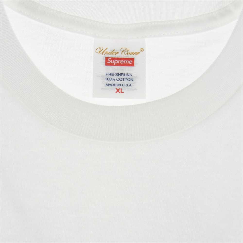 Supreme シュプリーム × UNDER COVER 23SS Undercover Face Tee アンダーカバー フェイス Tシャツ ホワイト ホワイト系 XL【新古品】【未使用】【中古】