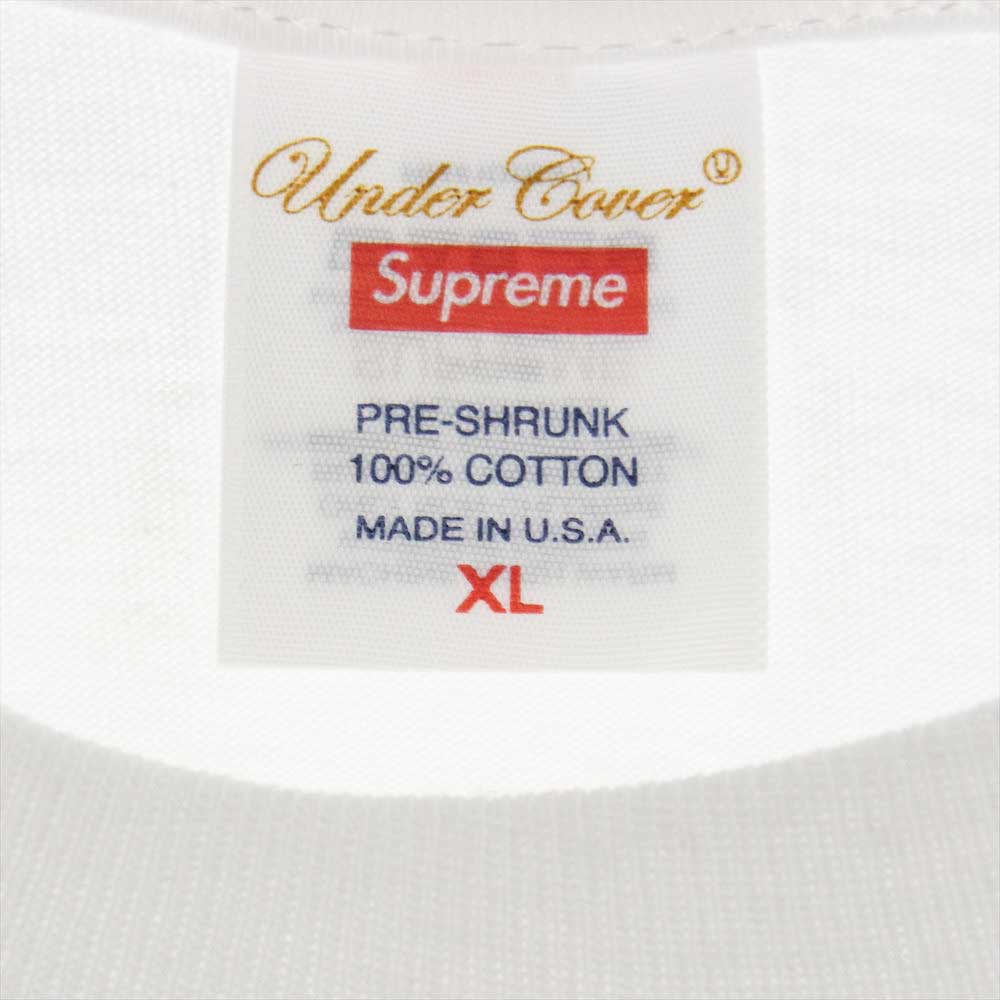 Supreme シュプリーム × UNDER COVER 23SS Undercover Face Tee アンダーカバー フェイス Tシャツ ホワイト ホワイト系 XL【新古品】【未使用】【中古】