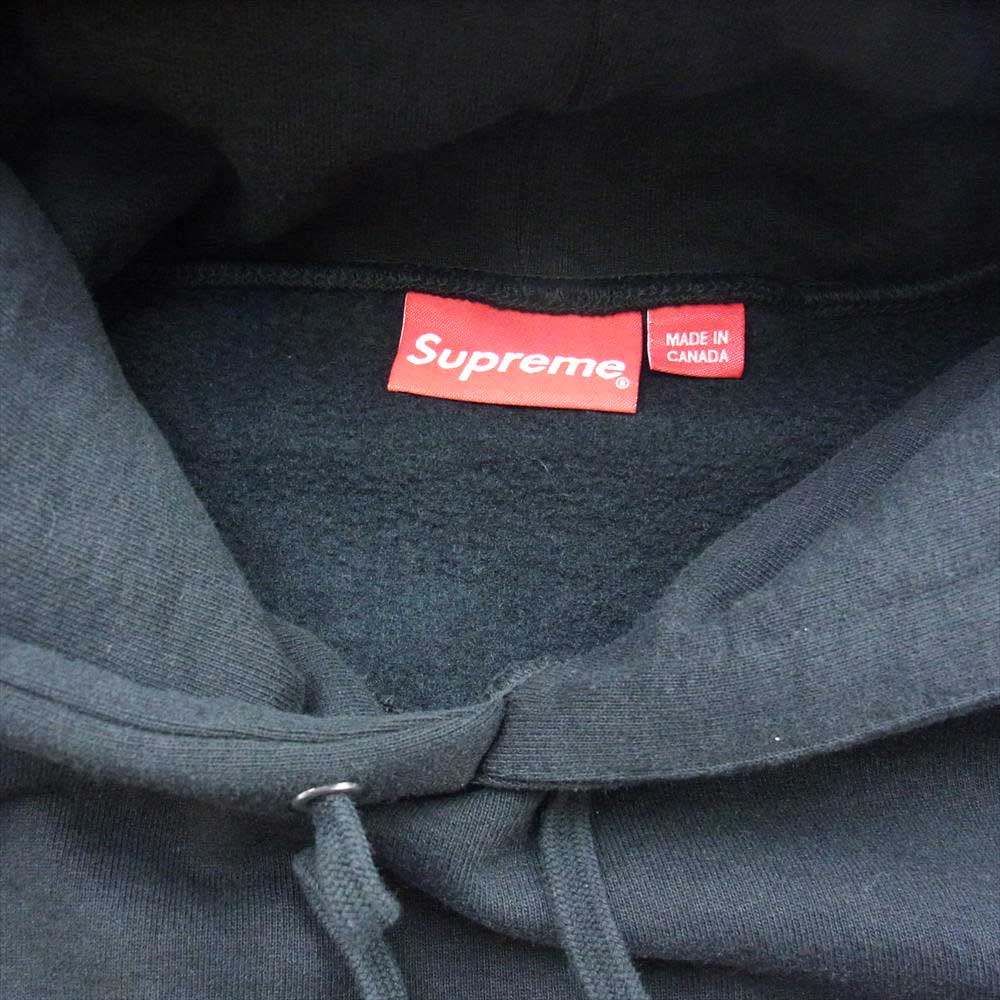 Supreme シュプリーム 23SS Worldwide Hooded Sweatshirt ワールドワイド フーデッド スウェット シャツ ブラック ブラック系 L【極上美品】【中古】