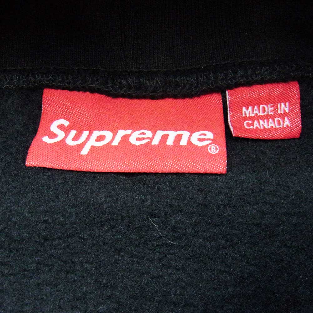 Supreme シュプリーム 23SS Worldwide Hooded Sweatshirt ワールドワイド フーデッド スウェット シャツ ブラック ブラック系 L【極上美品】【中古】