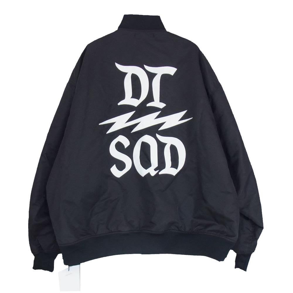 WTAPS ダブルタップス 231TQDT-JKM01 TEAM JACKET NYLON TWILL DSQD チーム ジャケット ナイロン ツイル ブラック系 03【新古品】【未使用】【中古】