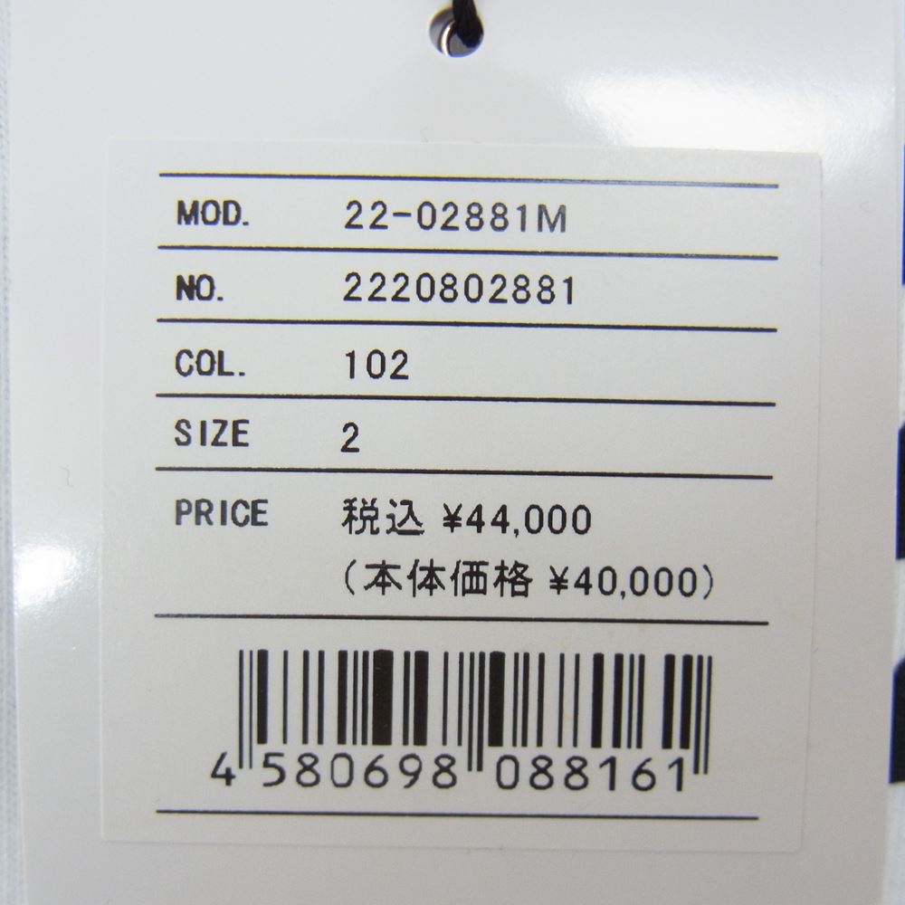 Sacai サカイ 22-02881M Dover Street Market Ginza DSMG ドーバーストリートマーケット銀座 10周年限定 MA-1 スリーブ ドッキング 長袖 Tシャツ ホワイト系 2【新古品】【未使用】【中古】