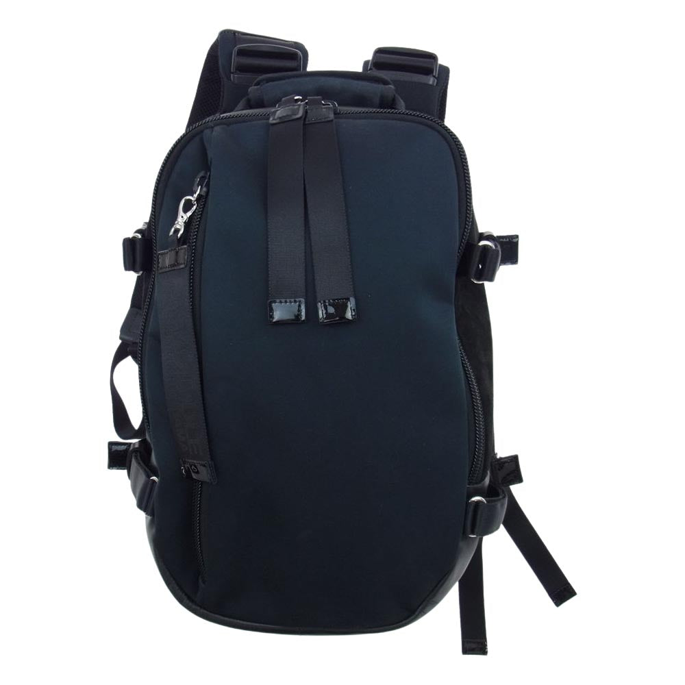 カツユキコダマ KK1224-HBD PARADIDDLE DENSITY MANIA レザー リュック バックパック ブラック ブラック系 ダークネイビー系【中古】
