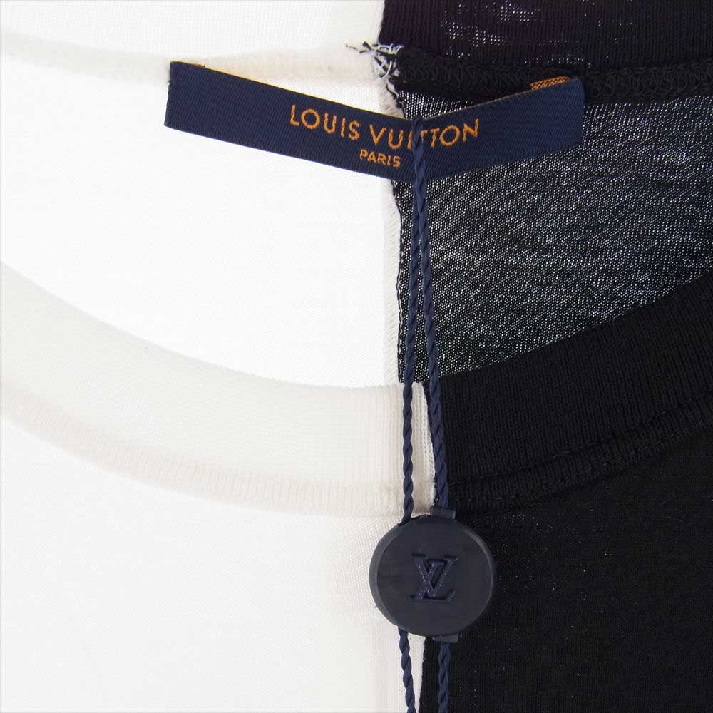 LOUIS VUITTON ルイ・ヴィトン 18AW RM182 FMB HFY89W PEACEANDLOVE 2015 伊勢丹新宿限定Ｔシャツ ピースアンドラヴ Tシャツ ホワイト系 ブラック系【新古品】【未使用】【中古】