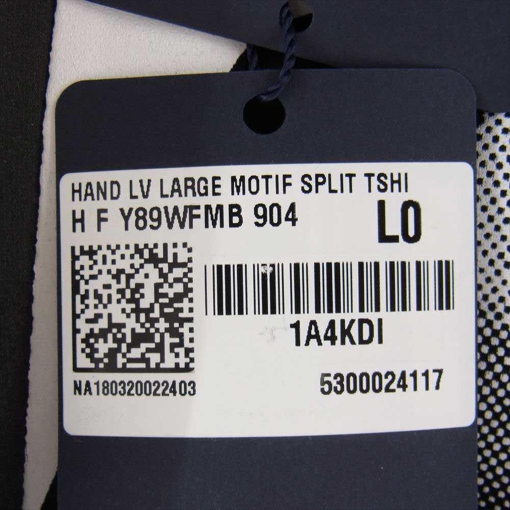 LOUIS VUITTON ルイ・ヴィトン 18AW RM182 FMB HFY89W PEACEANDLOVE 2015 伊勢丹新宿限定Ｔシャツ ピースアンドラヴ Tシャツ ホワイト系 ブラック系【新古品】【未使用】【中古】