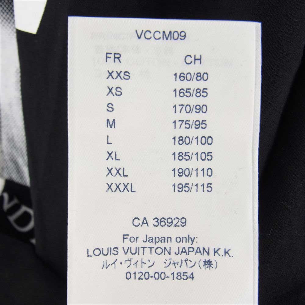 LOUIS VUITTON ルイ・ヴィトン 18AW RM182 FMB HFY89W PEACEANDLOVE 2015 伊勢丹新宿限定Ｔシャツ ピースアンドラヴ Tシャツ ホワイト系 ブラック系【新古品】【未使用】【中古】