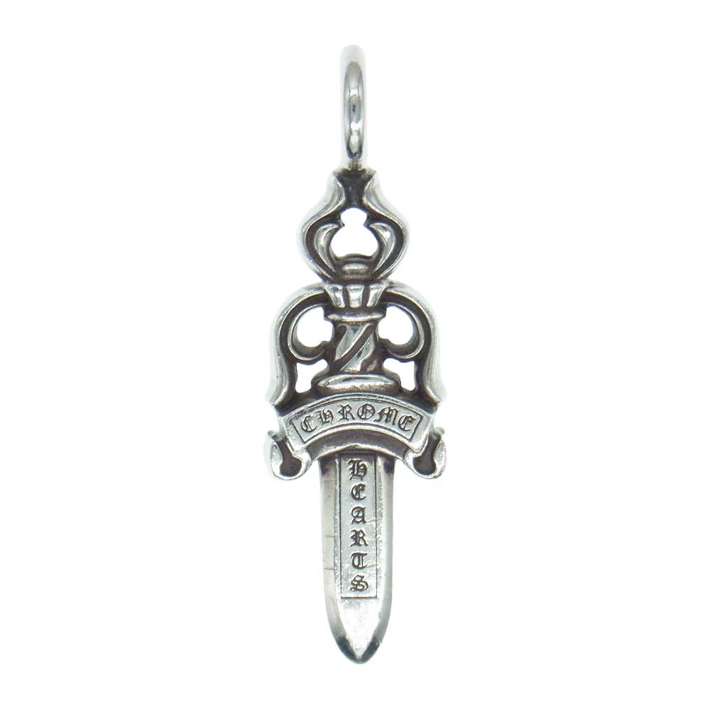 CHROME HEARTS クロムハーツ（原本無） DOUBLE DAGGER ダブルダガー ペンダントトップ シルバー系【中古】