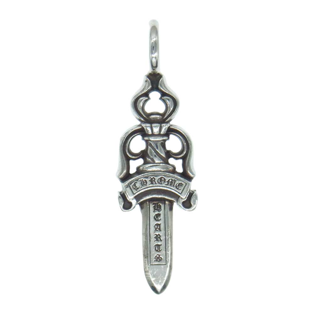 CHROME HEARTS クロムハーツ（原本無） DOUBLE DAGGER ダブルダガー ペンダントトップ シルバー系【中古】