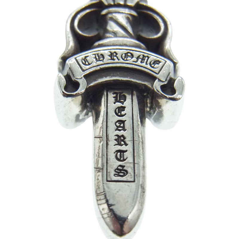 CHROME HEARTS クロムハーツ（原本無） DOUBLE DAGGER ダブルダガー ペンダントトップ シルバー系【中古】