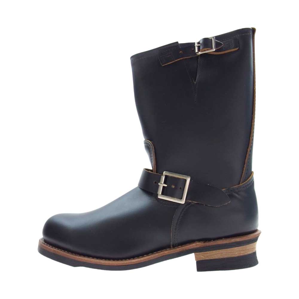 RED WING レッドウィング 9268 茶芯 ブラッククローンダイク ENGINEER スチールトゥ エンジニア ブーツ  ブラック系 US11D【極上美品】【中古】