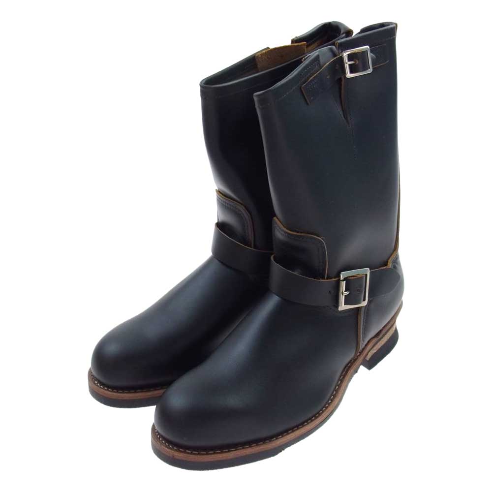 RED WING レッドウィング 9268 茶芯 ブラッククローンダイク ENGINEER スチールトゥ エンジニア ブーツ  ブラック系 US11D【極上美品】【中古】