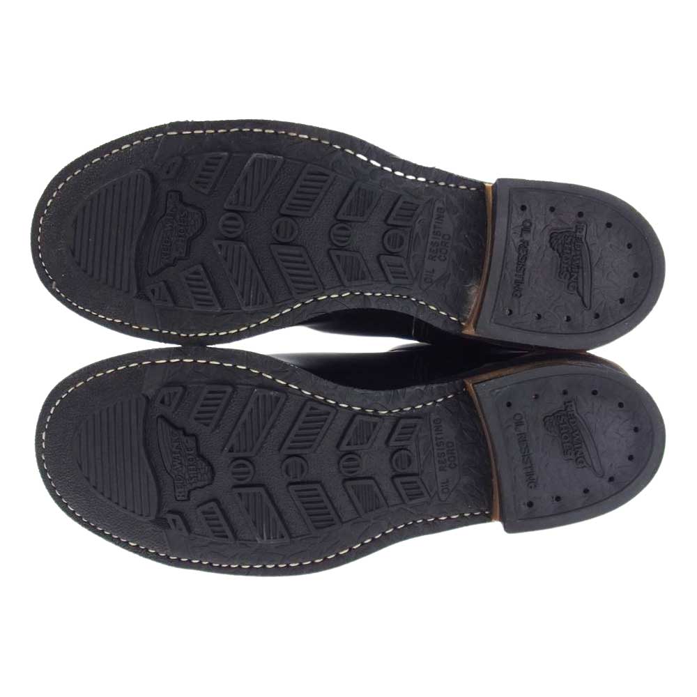 RED WING レッドウィング 9268 茶芯 ブラッククローンダイク ENGINEER スチールトゥ エンジニア ブーツ  ブラック系 US11D【極上美品】【中古】