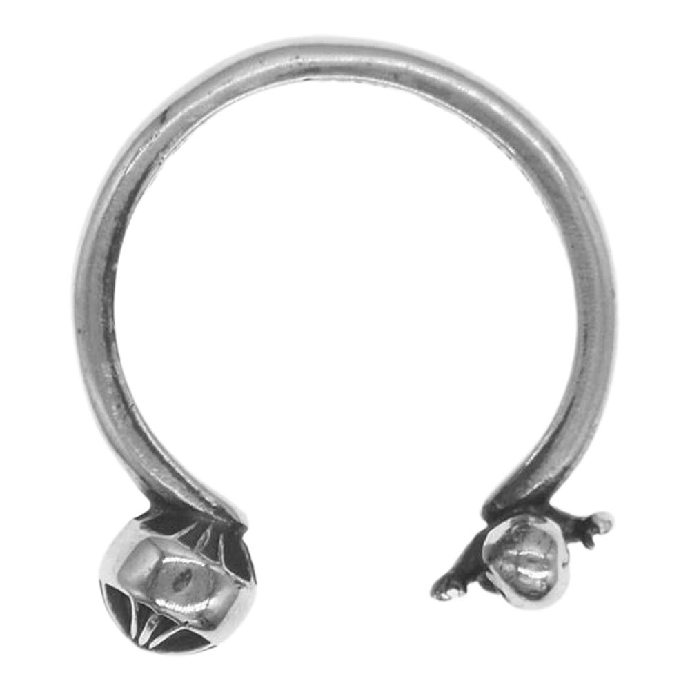CHROME HEARTS クロムハーツ（原本有） FT HARRS TEETER/CRS BALL FOTI TTR XBL RING フォティ ハリスティータ クロスボール リング シルバー系 ４号【中古】