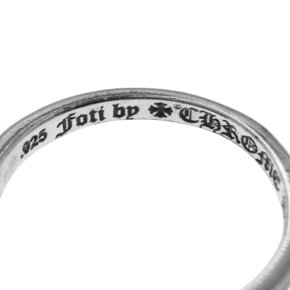CHROME HEARTS クロムハーツ（原本有） FT HARRS TEETER/CRS BALL FOTI TTR XBL RING フォティ ハリスティータ クロスボール リング シルバー系 ４号【中古】
