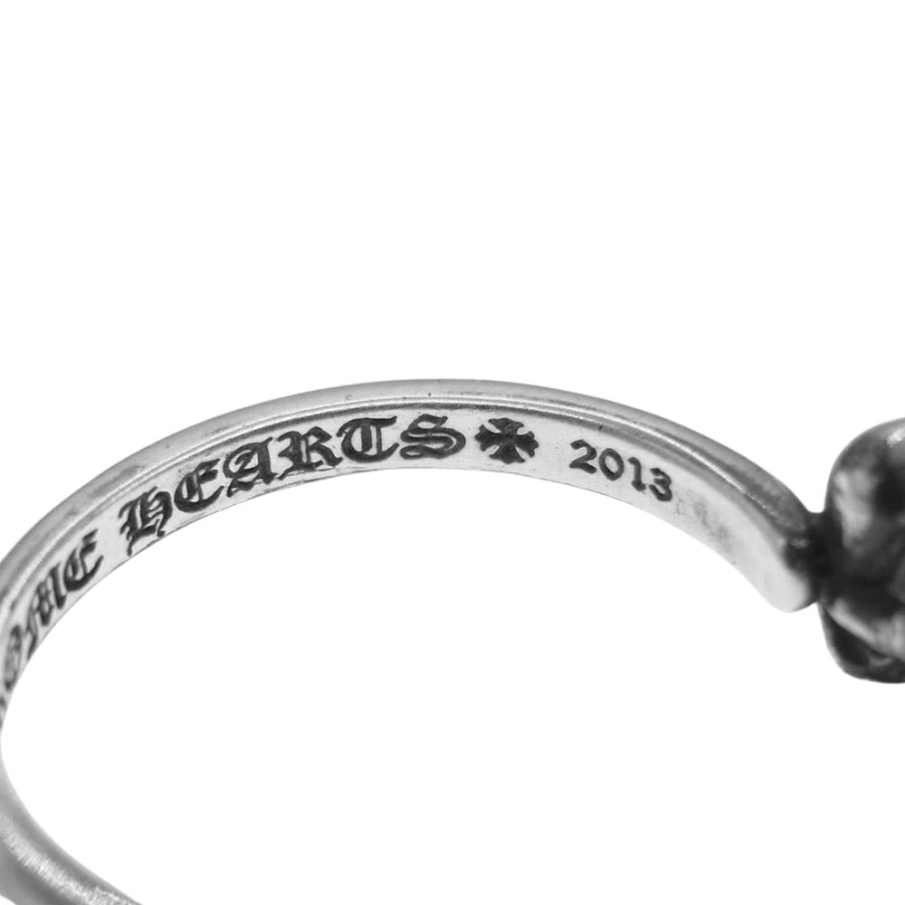 CHROME HEARTS クロムハーツ（原本有） FT HARRS TEETER/CRS BALL FOTI TTR XBL RING フォティ ハリスティータ クロスボール リング シルバー系 ４号【中古】