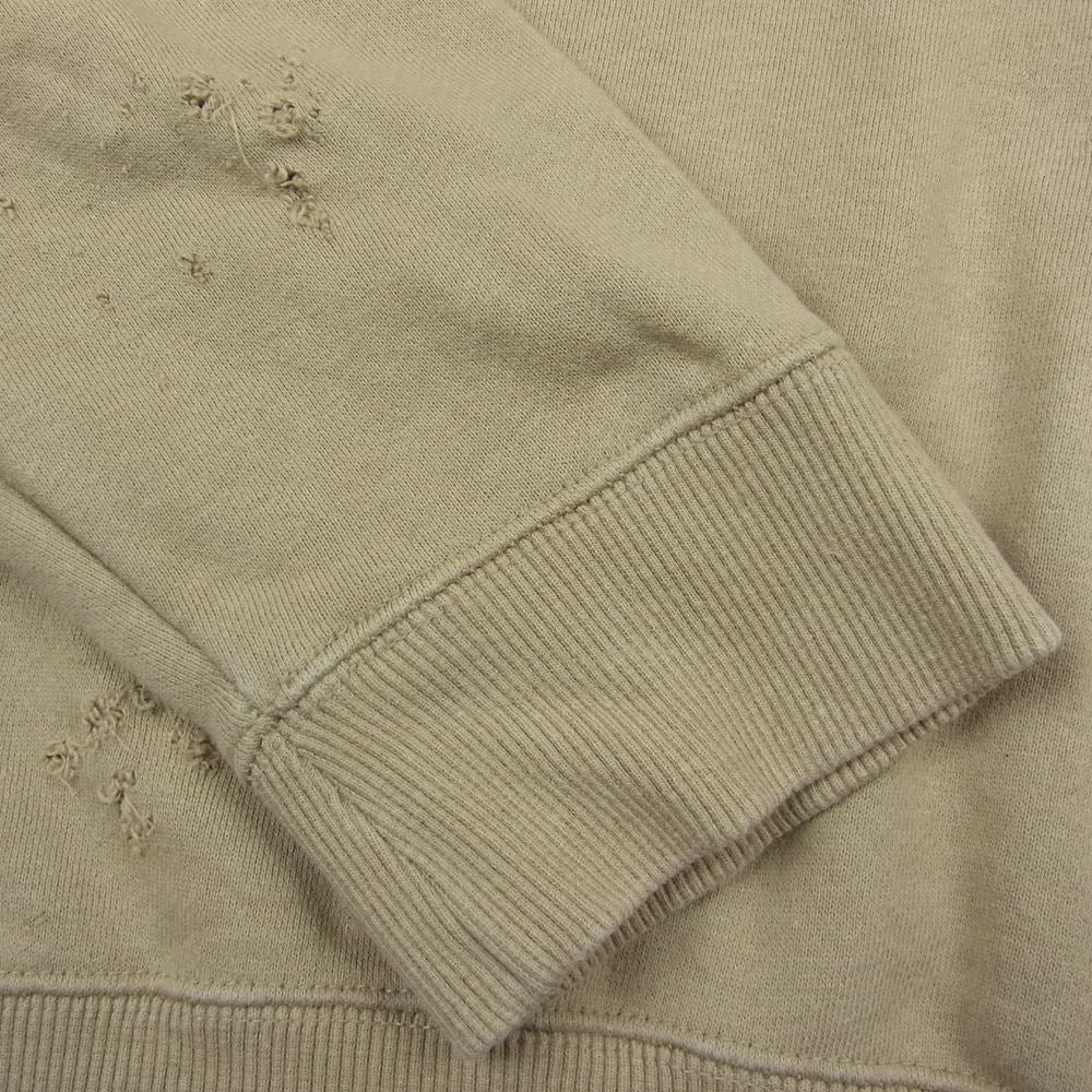 リザレクション I THINK,,, character sweat shirt キャラクター スウェット トレーナー ベージュ系【中古】