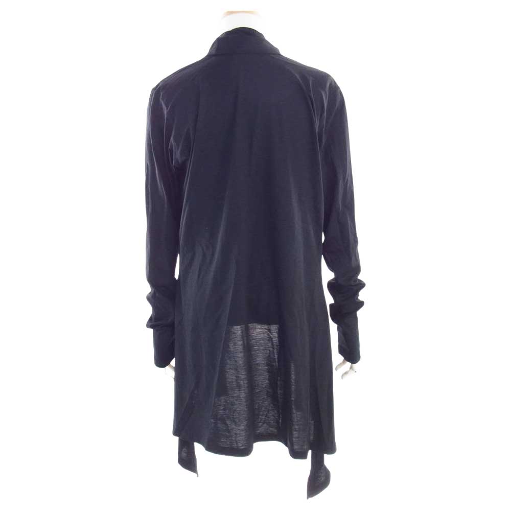 ザワンネス 22AW OB-OHT02-053 ビスコース オーガニック フリル フレア カーディガン ブラック系 M【美品】【中古】