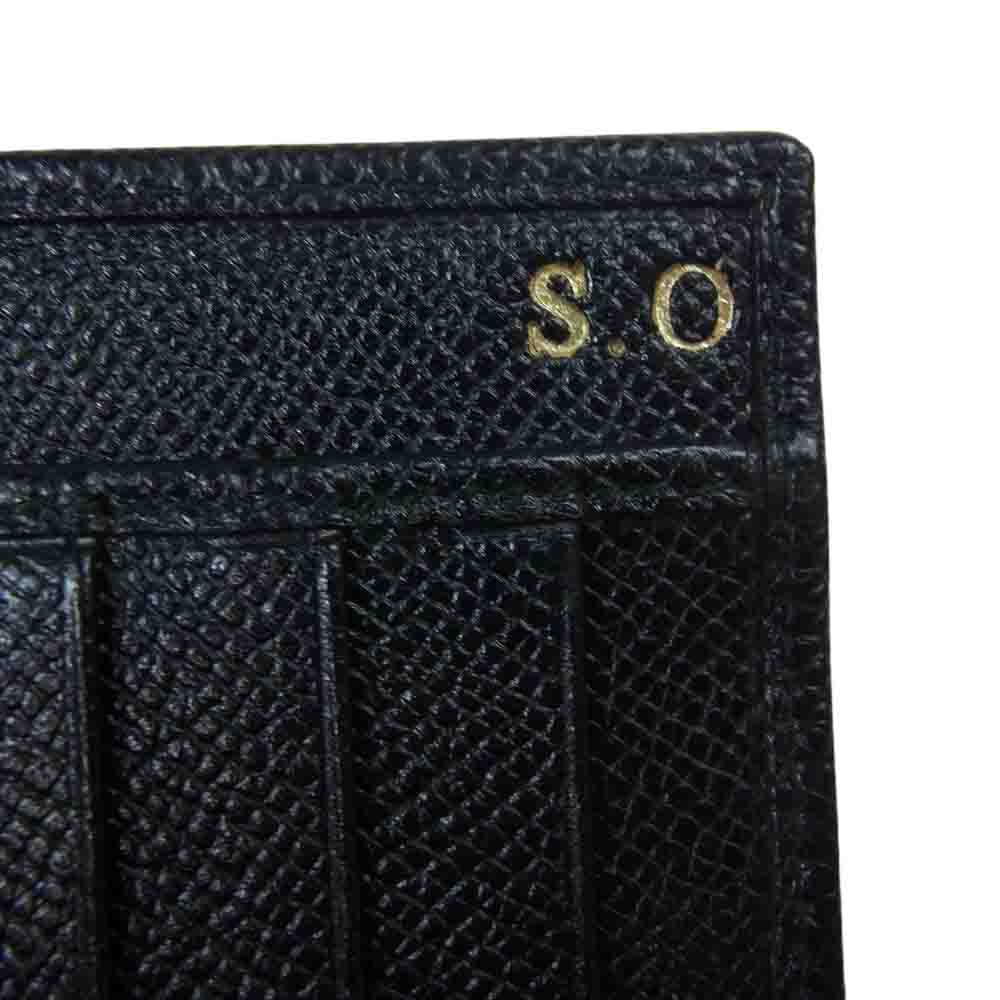 BVLGARI ブルガリ レザー ロングウォレット 長財布 ブラック系【中古】