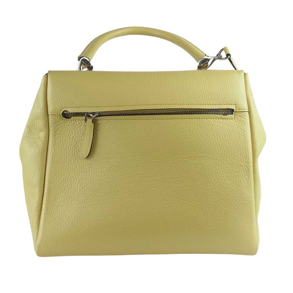 和光 ワコー Sac de Temps サックドゥタン 2WAY ハンドバッグ ショルダーバッグ イエロー系【中古】