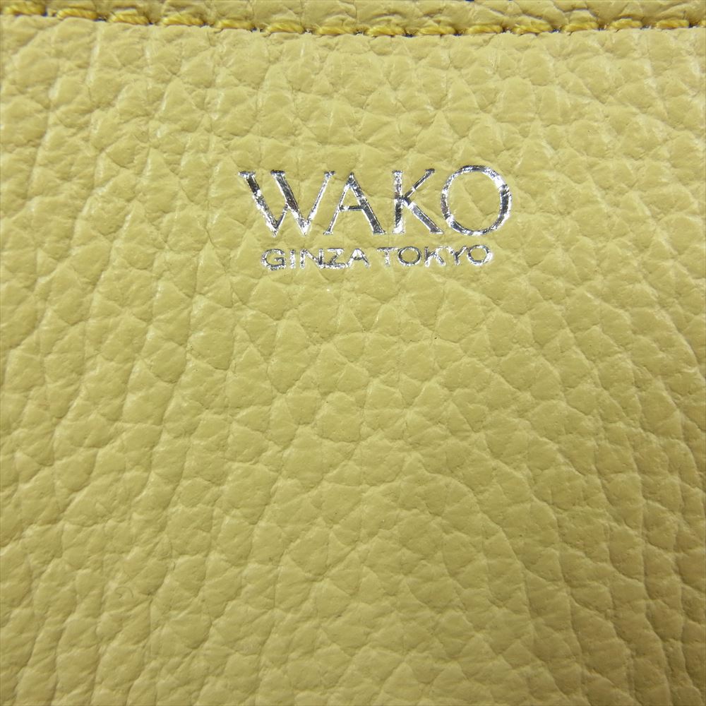 和光 ワコー Sac de Temps サックドゥタン 2WAY ハンドバッグ ショルダーバッグ イエロー系【中古】