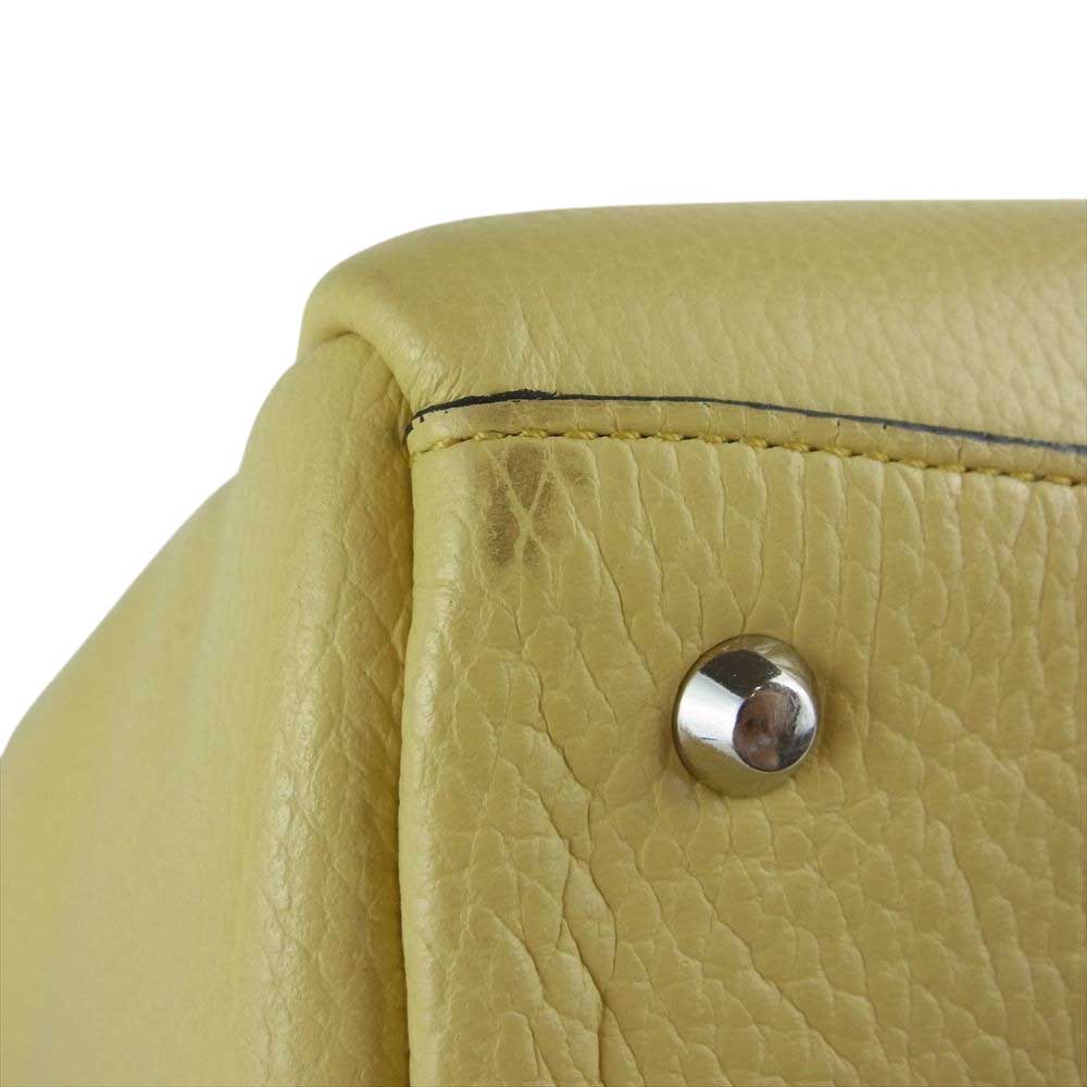 和光 ワコー Sac de Temps サックドゥタン 2WAY ハンドバッグ ショルダーバッグ イエロー系【中古】