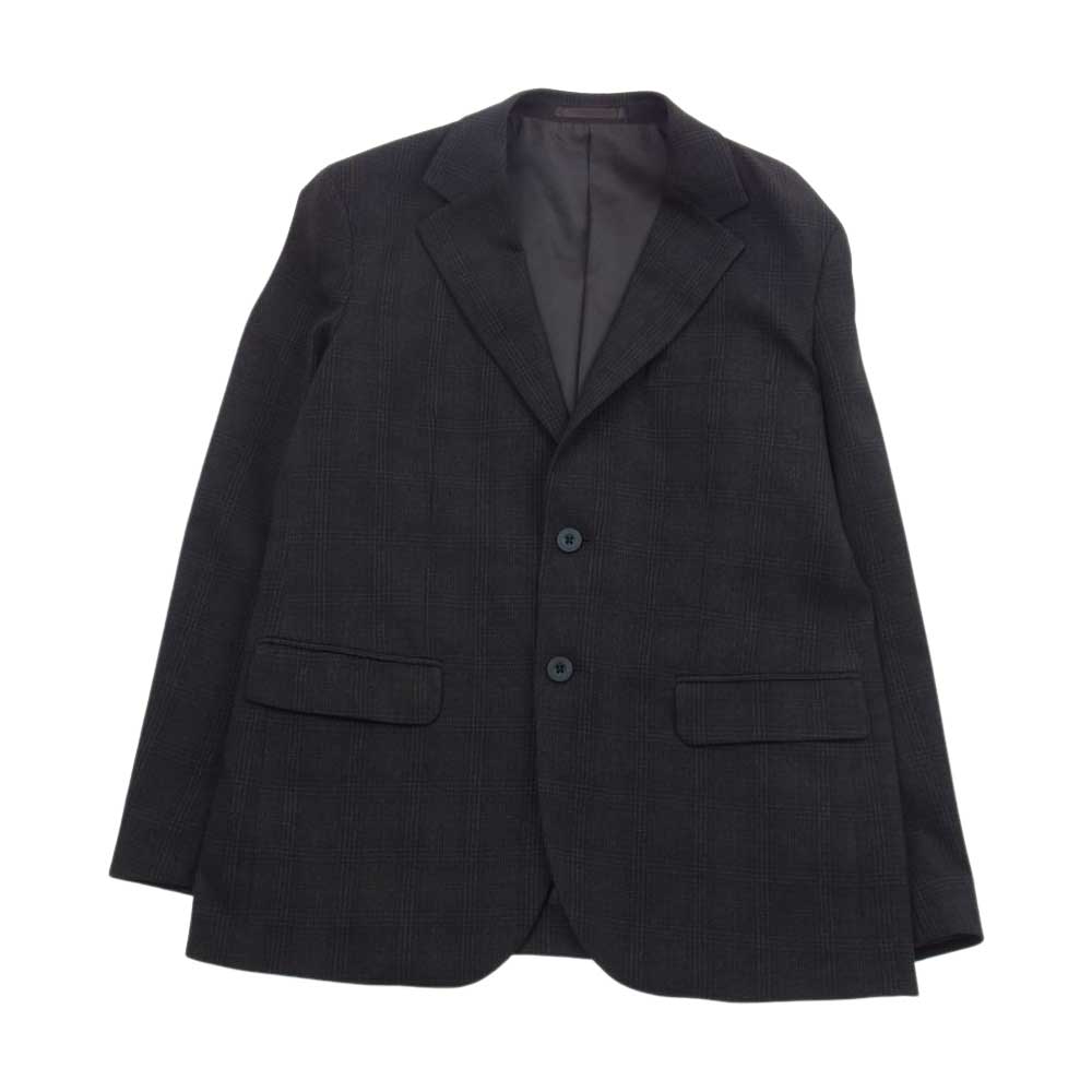 メゾンスペシャル 11192111204 洗えるTECH SERIES LANATEC ラナテック チェック テーラードジャケット スラックスパンツ セットアップ ダークブラウン系 46【中古】