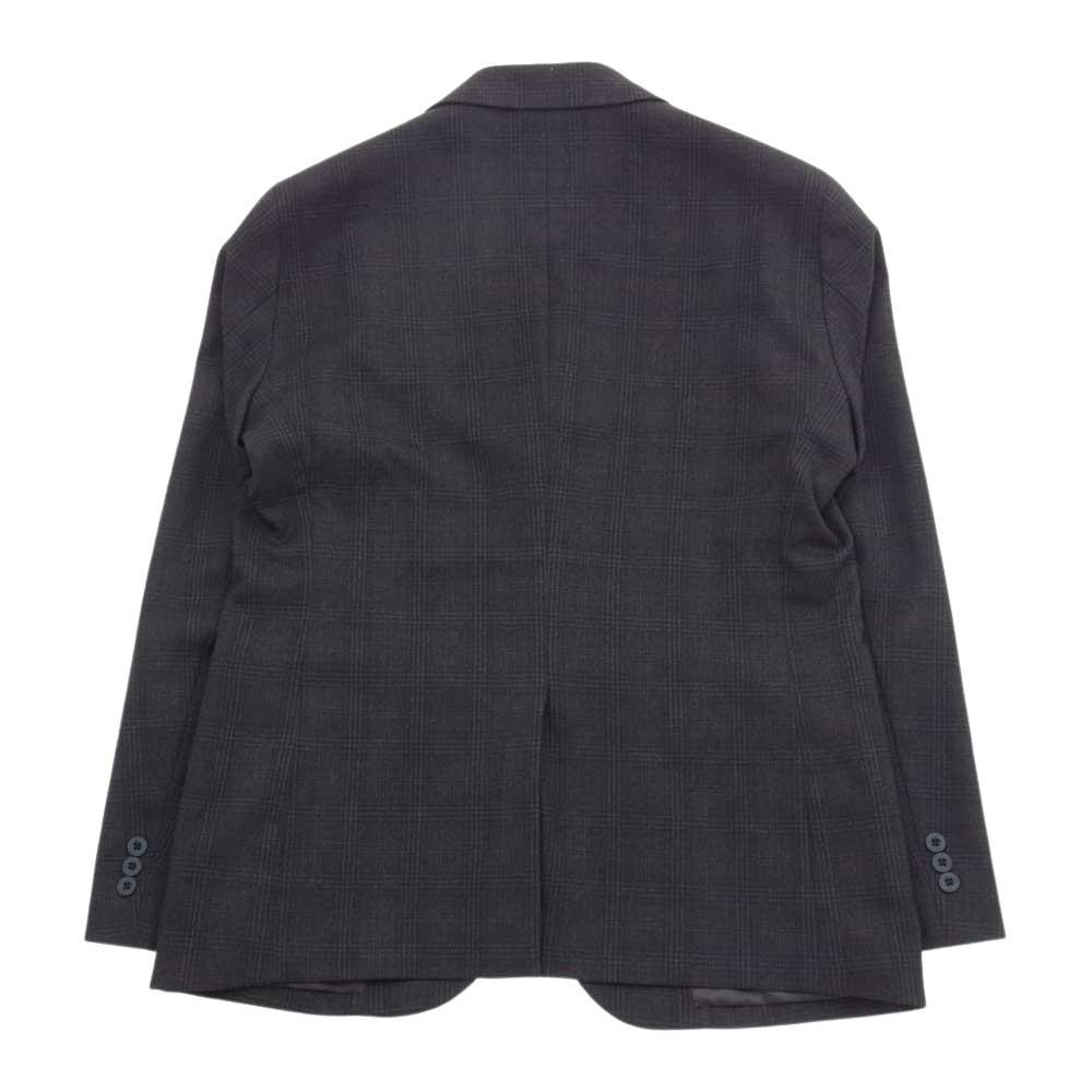 メゾンスペシャル 11192111204 洗えるTECH SERIES LANATEC ラナテック チェック テーラードジャケット スラックスパンツ セットアップ ダークブラウン系 46【中古】