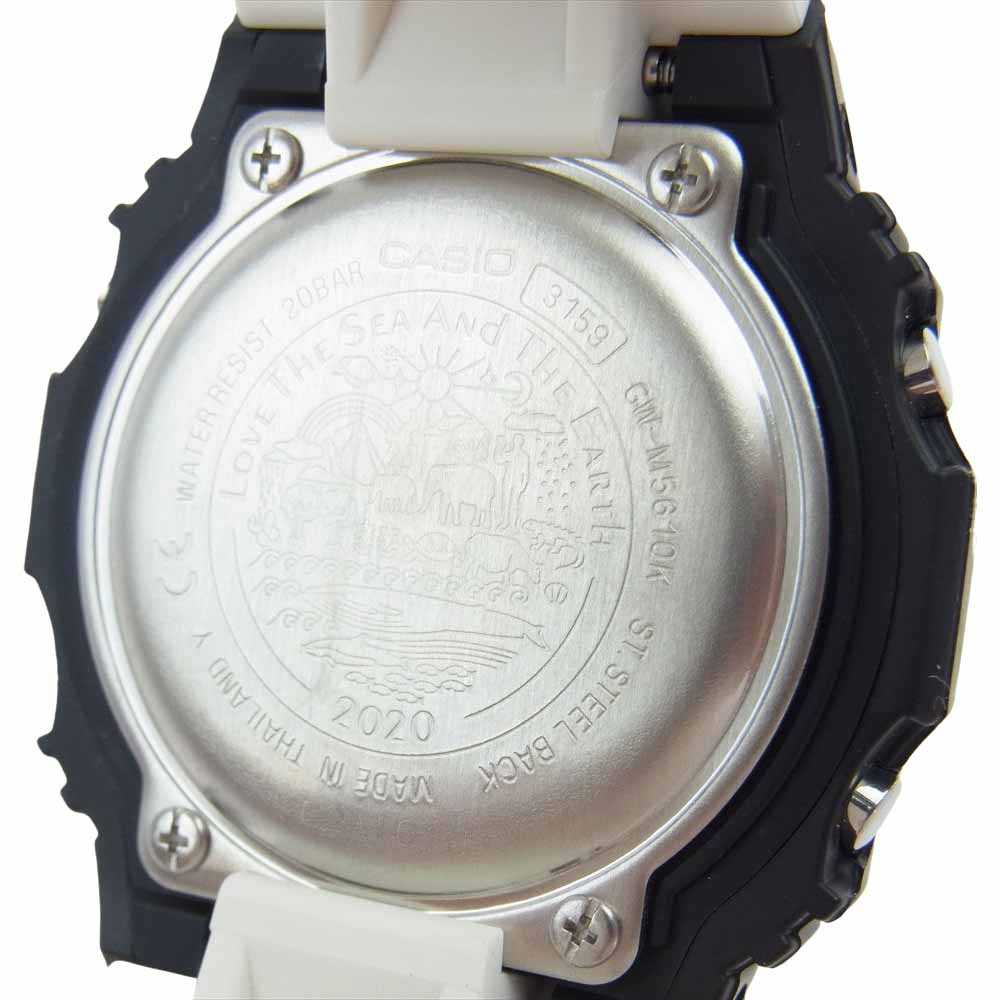 G-SHOCK ジーショック GW-M5610K-1JR アイサーチ ジャパン 2020年モデル イルクジ 電波ソーラー 腕時計 ブラック ホワイト ブラック系 ホワイト系【新古品】【未使用】【中古】