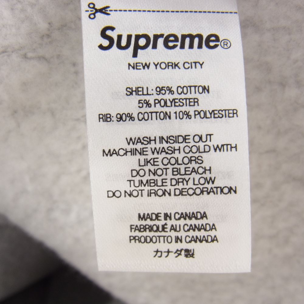 Supreme シュプリーム 23SS Motion Logo Hooded Sweat Shirt モーションロゴ フーデッド スウェット パーカー グレー系 XL【中古】