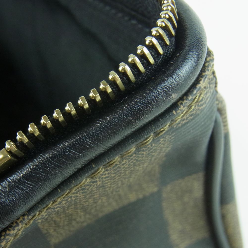 FENDI フェンディ SAS オールド ヴィンテージ ブロックチェック ハンドバッグ ブラウン系【中古】