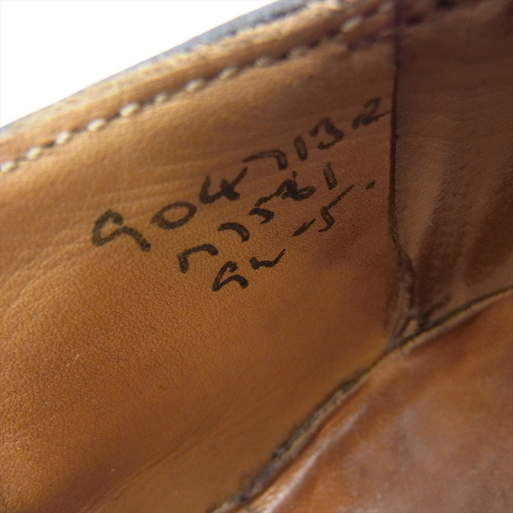 Tricker's トリッカーズ M7581 レザー コンビ サドル シューズ ブラウン系【中古】