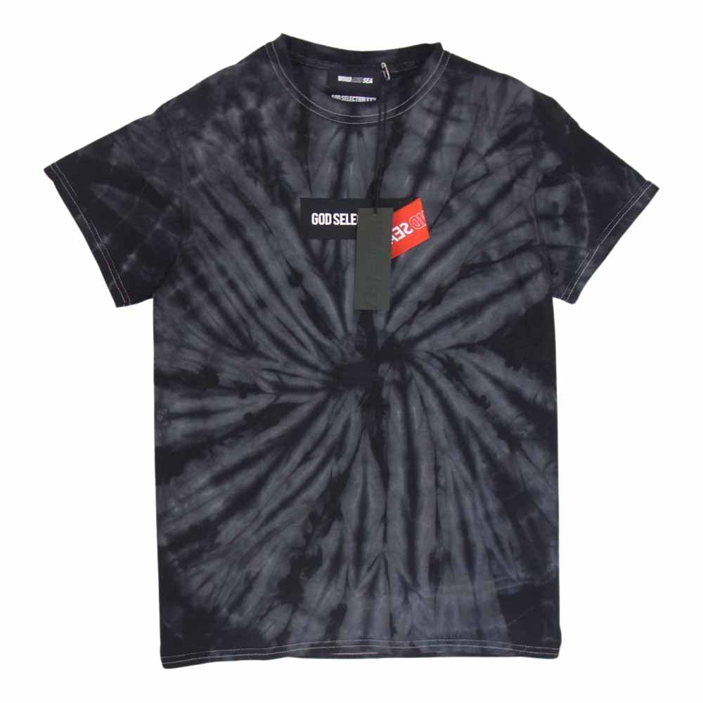 WIND AND SEA ウィンダンシー GOD SELECTION XXX ゴッドセレクション WDS-XXX-SP-06 TIE DYE タイダイ 半袖 Tシャツ ブラック系 S【美品】【中古】