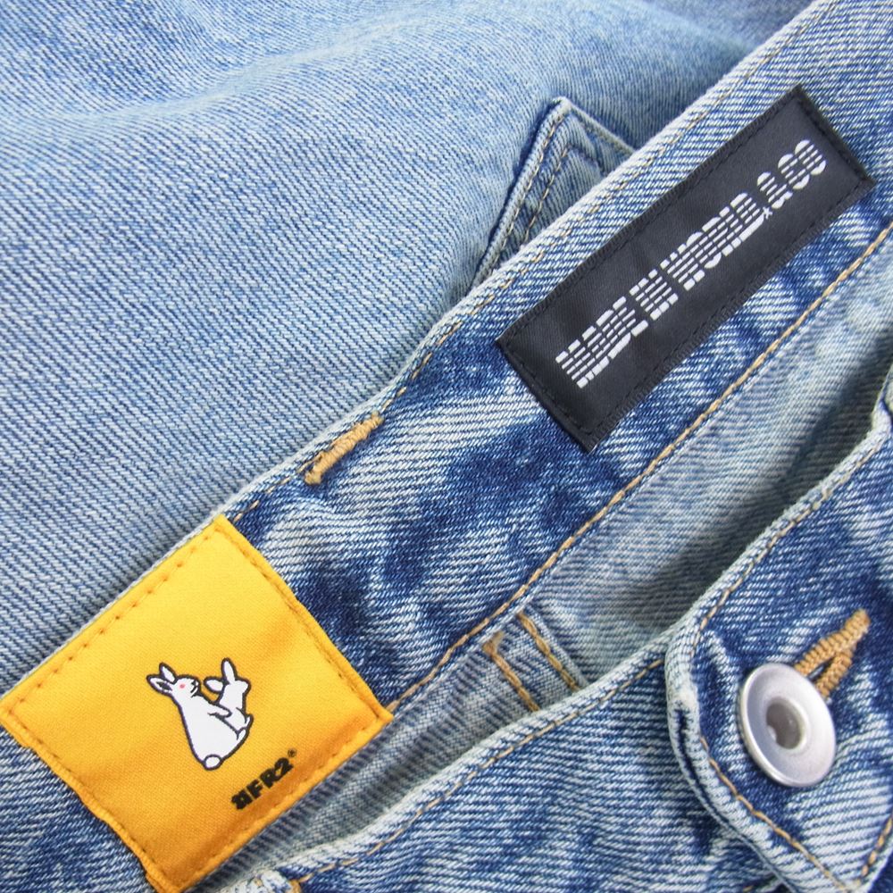 エフアールツー MADE IN WORLD メイドインワールド DENIM PANTS デニムパンツ インディゴブルー系 M【中古】
