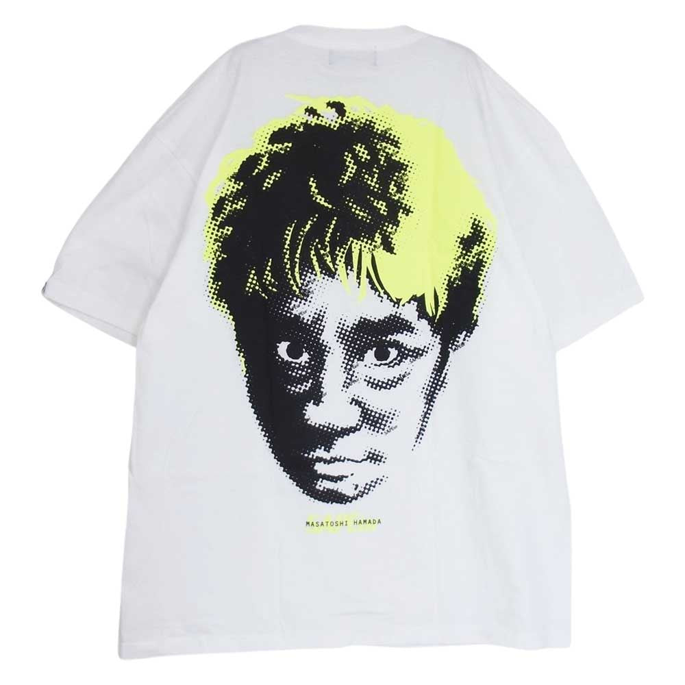 サプール 浜田雅功 MASATOSHI HAMADA ロゴプリント 半袖 Tシャツ ホワイト系 サイズ表記無【極上美品】【中古】