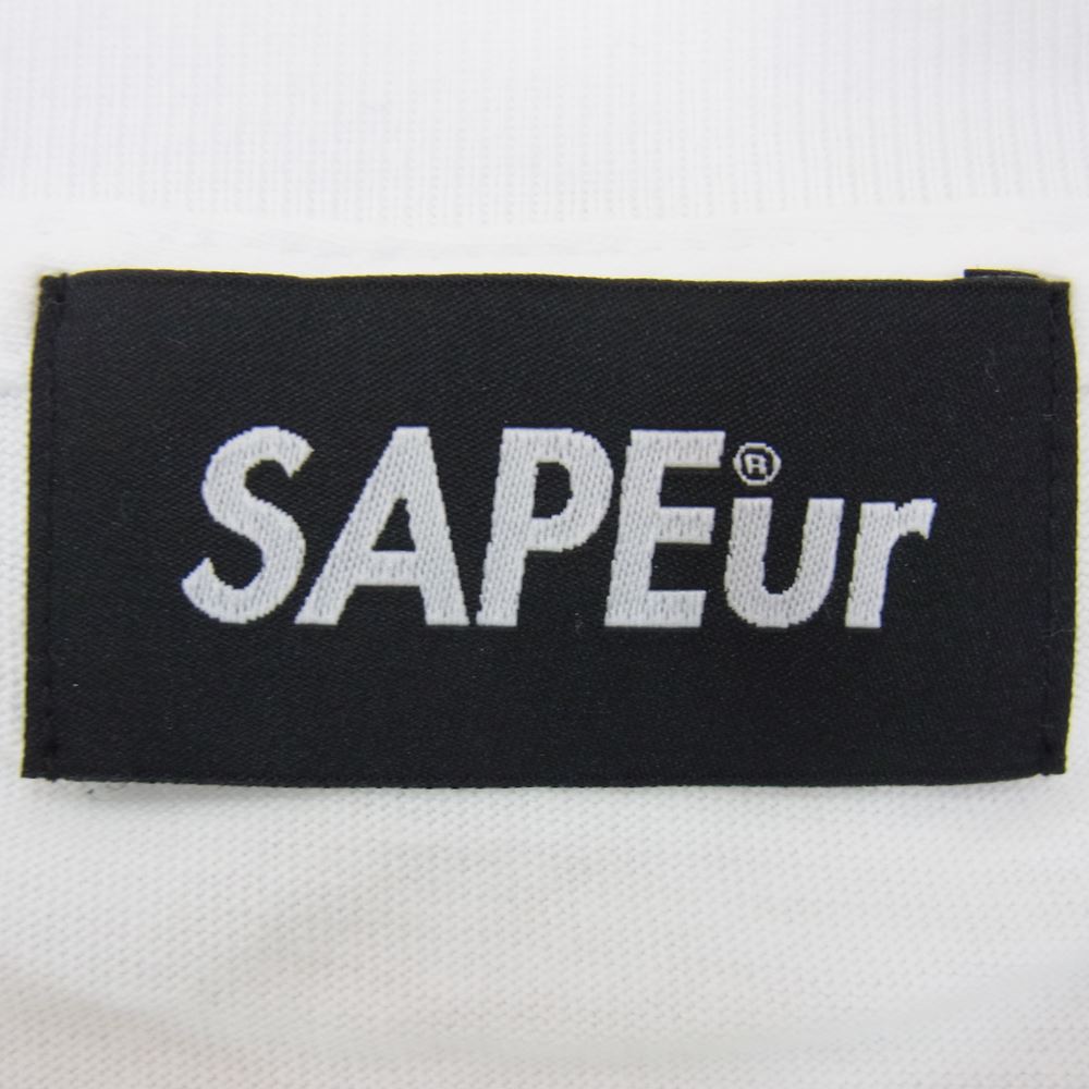 サプール 浜田雅功 MASATOSHI HAMADA ロゴプリント 半袖 Tシャツ ホワイト系 サイズ表記無【極上美品】【中古】