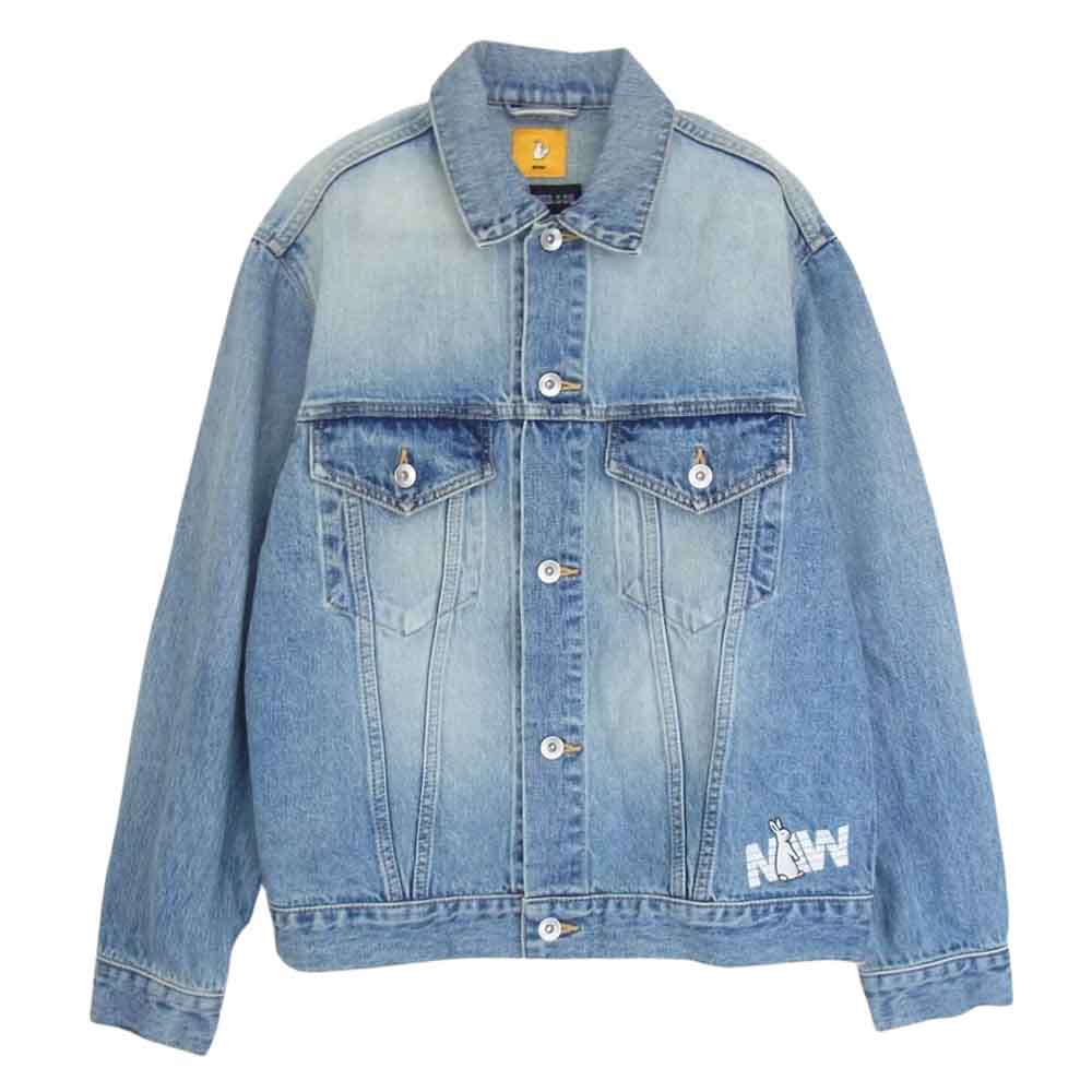 エフアールツー MADE IN WORLD メイドインワールド DENIM JACKET デニムジャケット インディゴブルー系 M【中古】