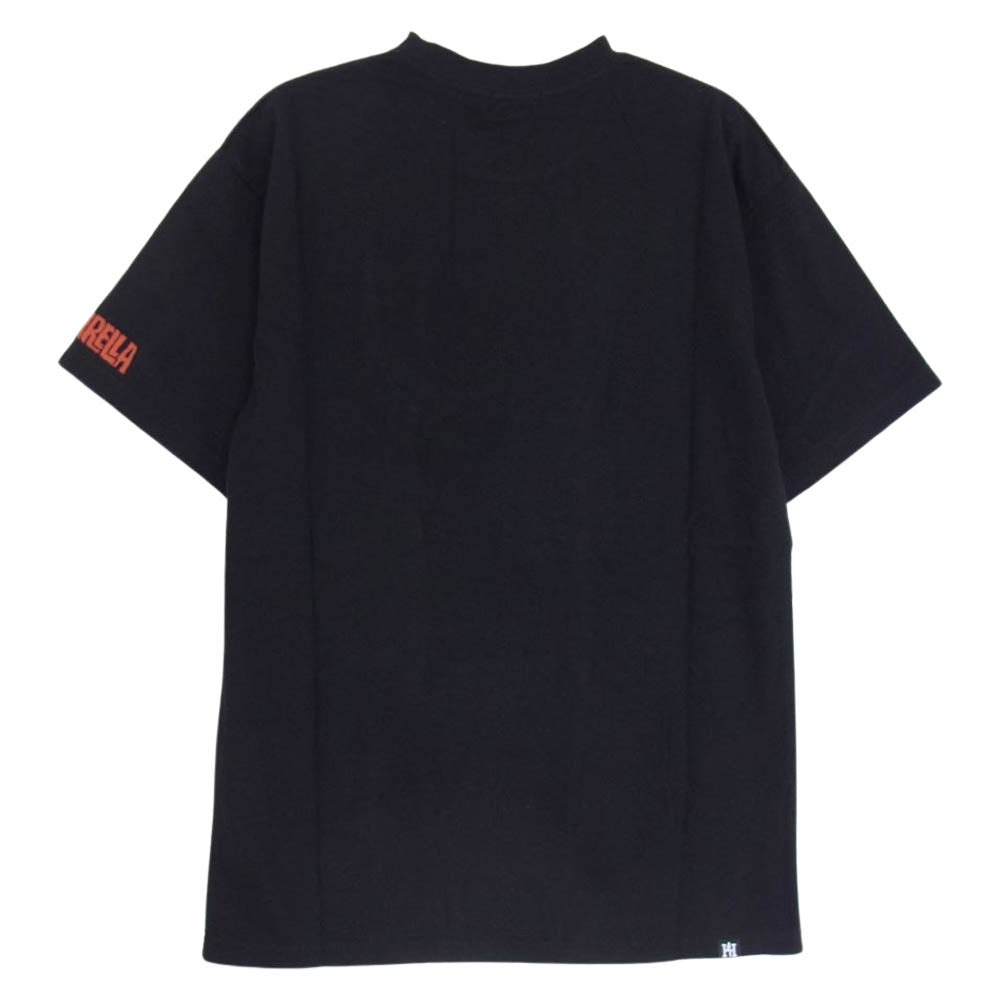 HYSTERIC GLAMOUR ヒステリックグラマー 21SS 02211CT40 VAMPIRELLA CARNIVAL OF THE DAMNED ヴァンピレラ クルーネック 半袖 Tシャツ ブラック系 S【新古品】【未使用】【中古】