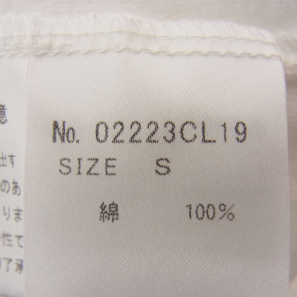 HYSTERIC GLAMOUR ヒステリックグラマー 22AW 02223CL19 VAMPIRELLA ヴァンピレラ クルーネック 長袖 Tシャツ カットソー ホワイト系 S【新古品】【未使用】【中古】