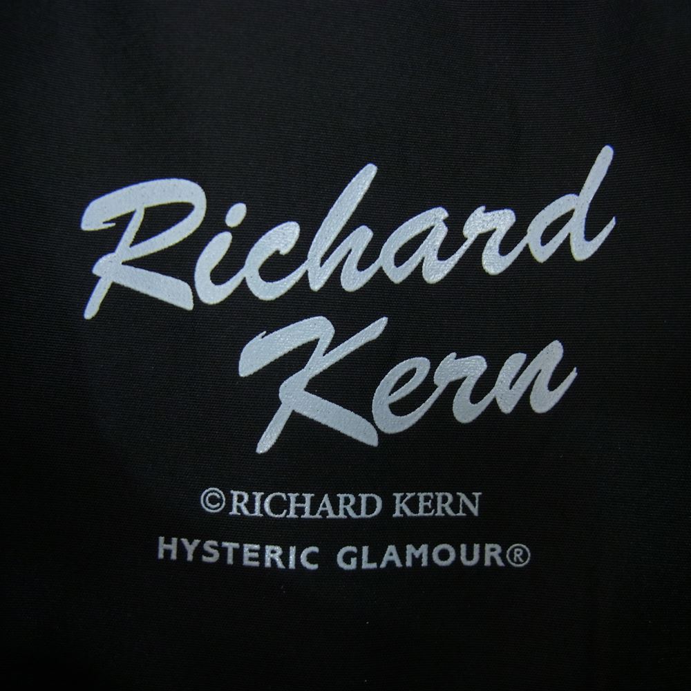 HYSTERIC GLAMOUR ヒステリックグラマー 23SS 02231AB10 RICHARD KERN/XX GIRLS リチャードカーン コーチジャケット ブラック系 S【新古品】【未使用】【中古】