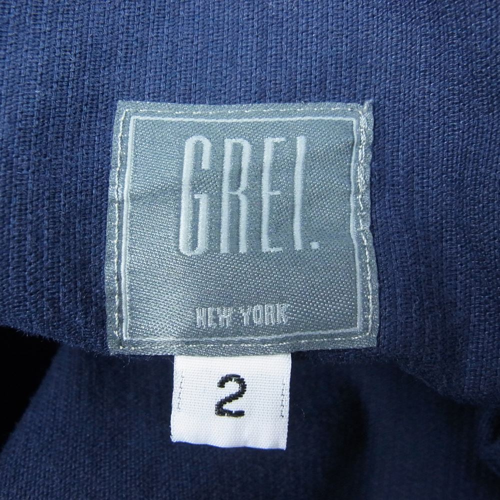 グレー ニューヨーク コーデュロイ イージー パンツ ネイビー系 2【中古】