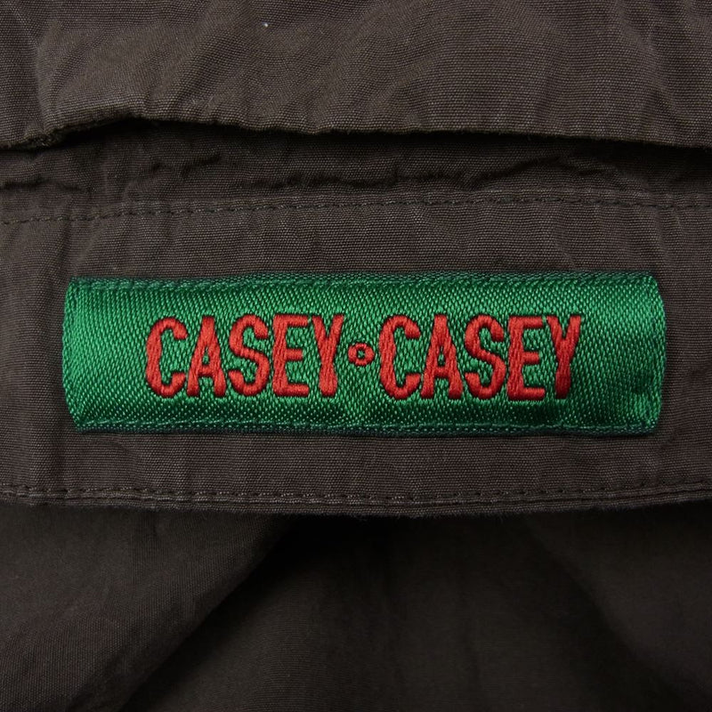 CASEY-CASEY 品番 12HV185 PAPER/VESTEK ダブルフェイス ペーパー コットン ジャケット ブラウン サイズS 正規品 / 30443