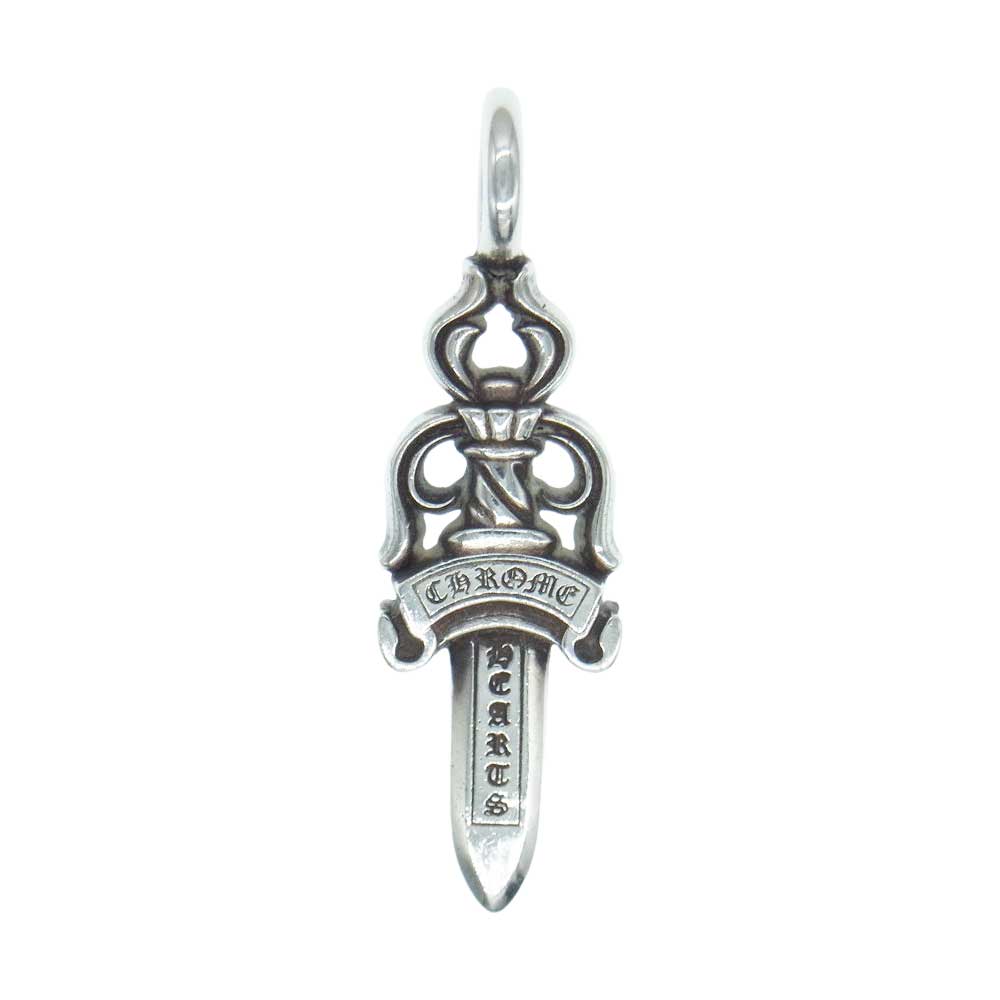 CHROME HEARTS クロムハーツ（原本無） DOUBLE DAGGER ダブル ダガー ペンダント トップ チャーム【中古】