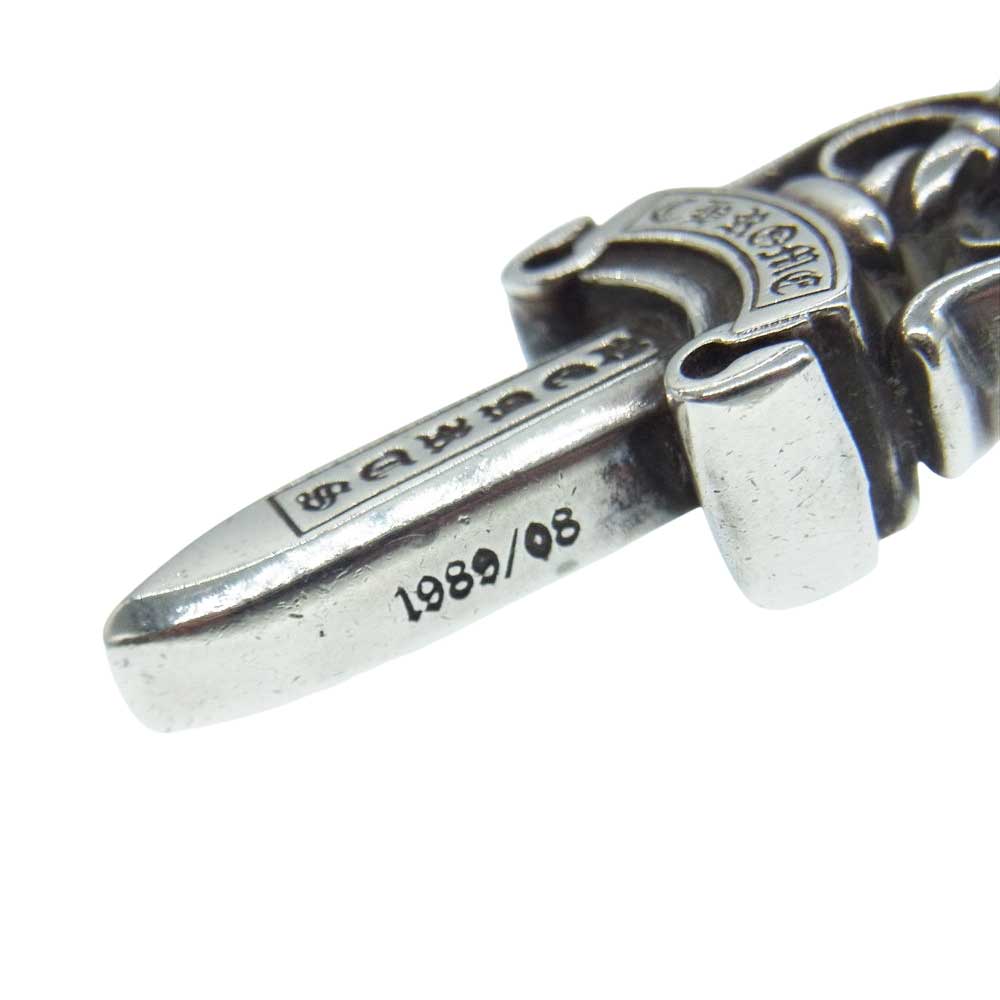 CHROME HEARTS クロムハーツ（原本無） DOUBLE DAGGER ダブル ダガー ペンダント トップ チャーム【中古】