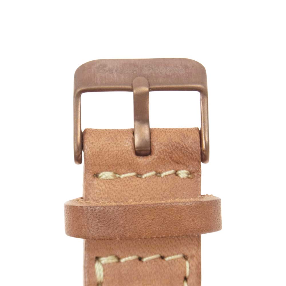 チックタック Movement in Motion ムーブメントインモーション × BrownBrown ブラウンブラウン レザー ベルト デジタル ウォッチ 腕時計 ブラウン系【中古】